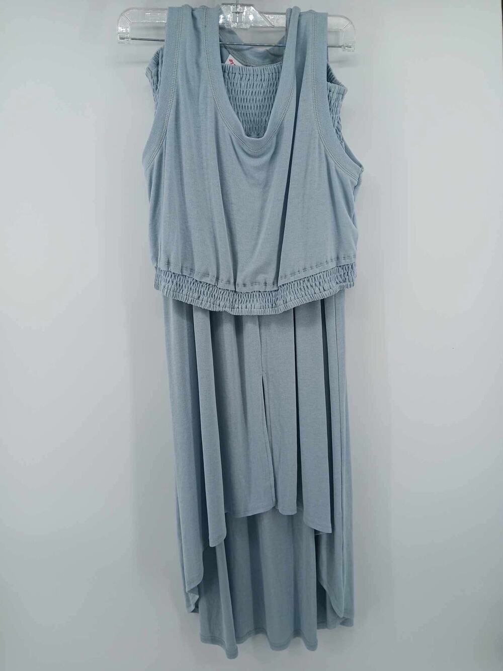 Wiholl brand, sleeveless skirt set with smocked waist detail